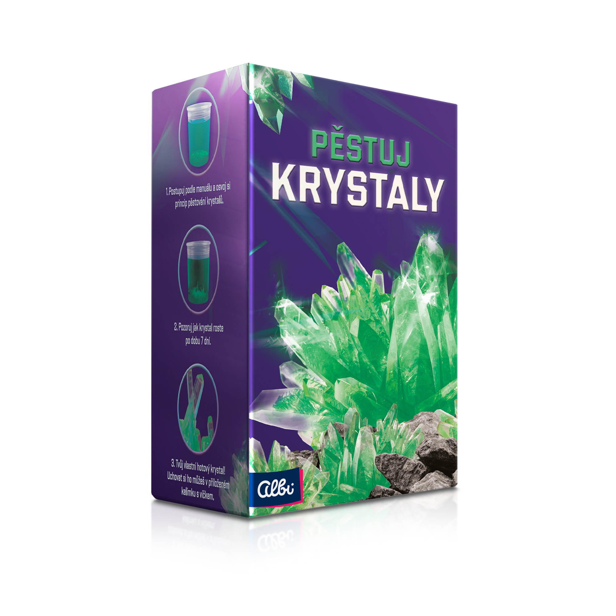Pěstuj krystaly - Zelená Albi