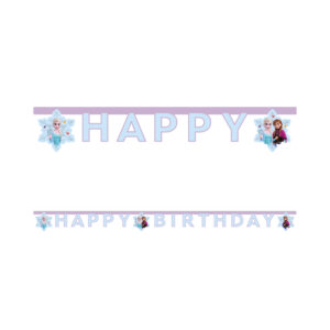 Banner Happy Birthday Ledové království Elsa a Anna Albi