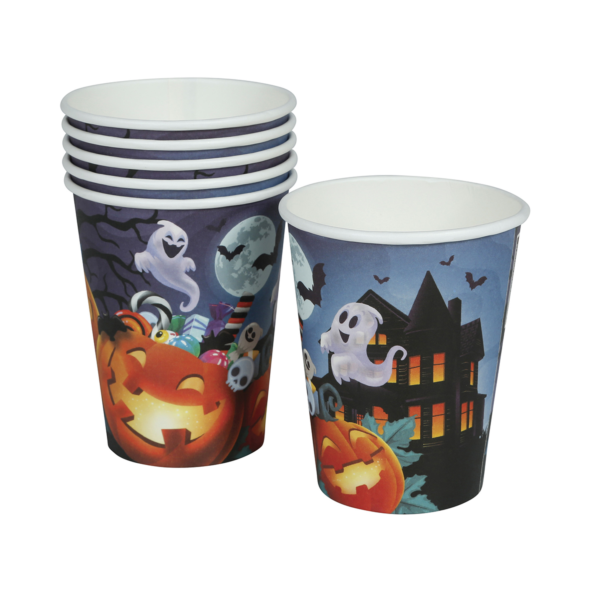 Kelímky Halloween dýně s duchy 6 ks Albi - Obrázek 4