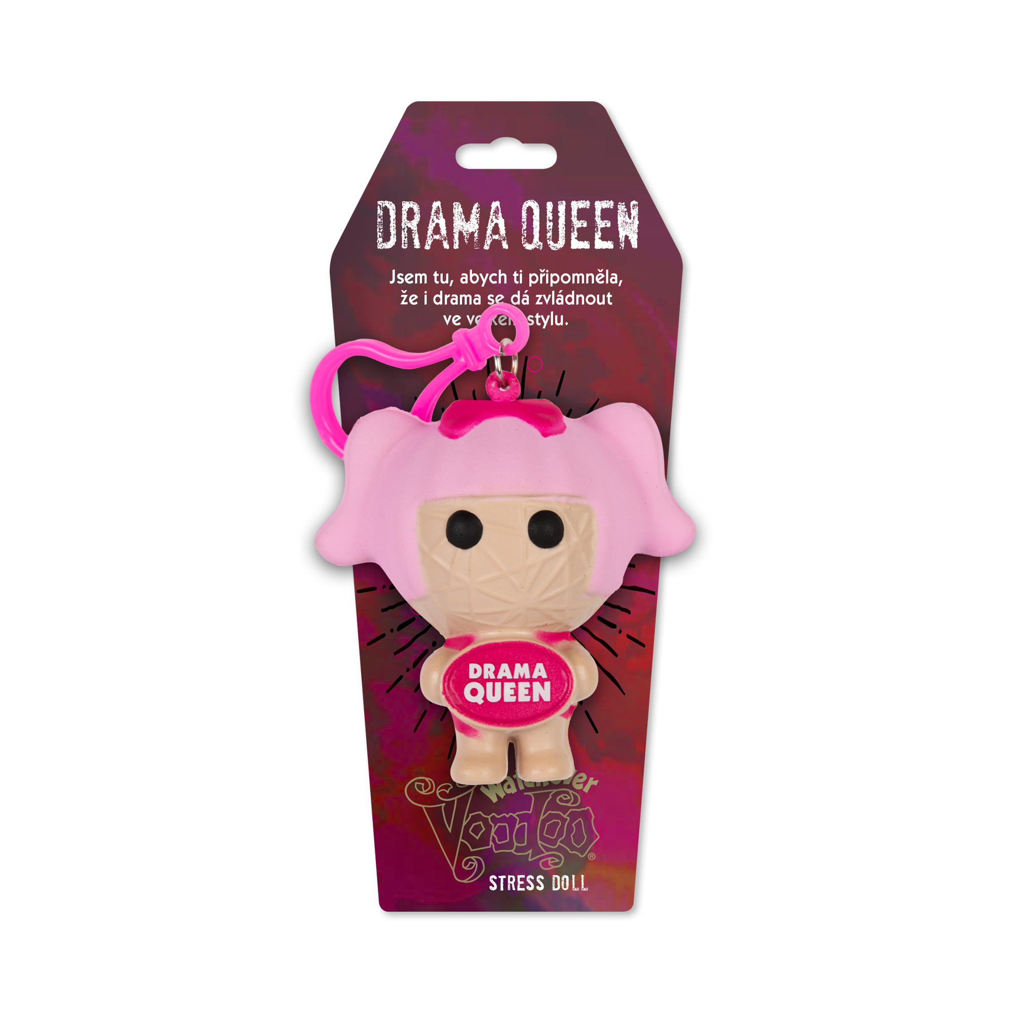 Antistresová klíčenka - Drama Queen Albi - Obrázek 2