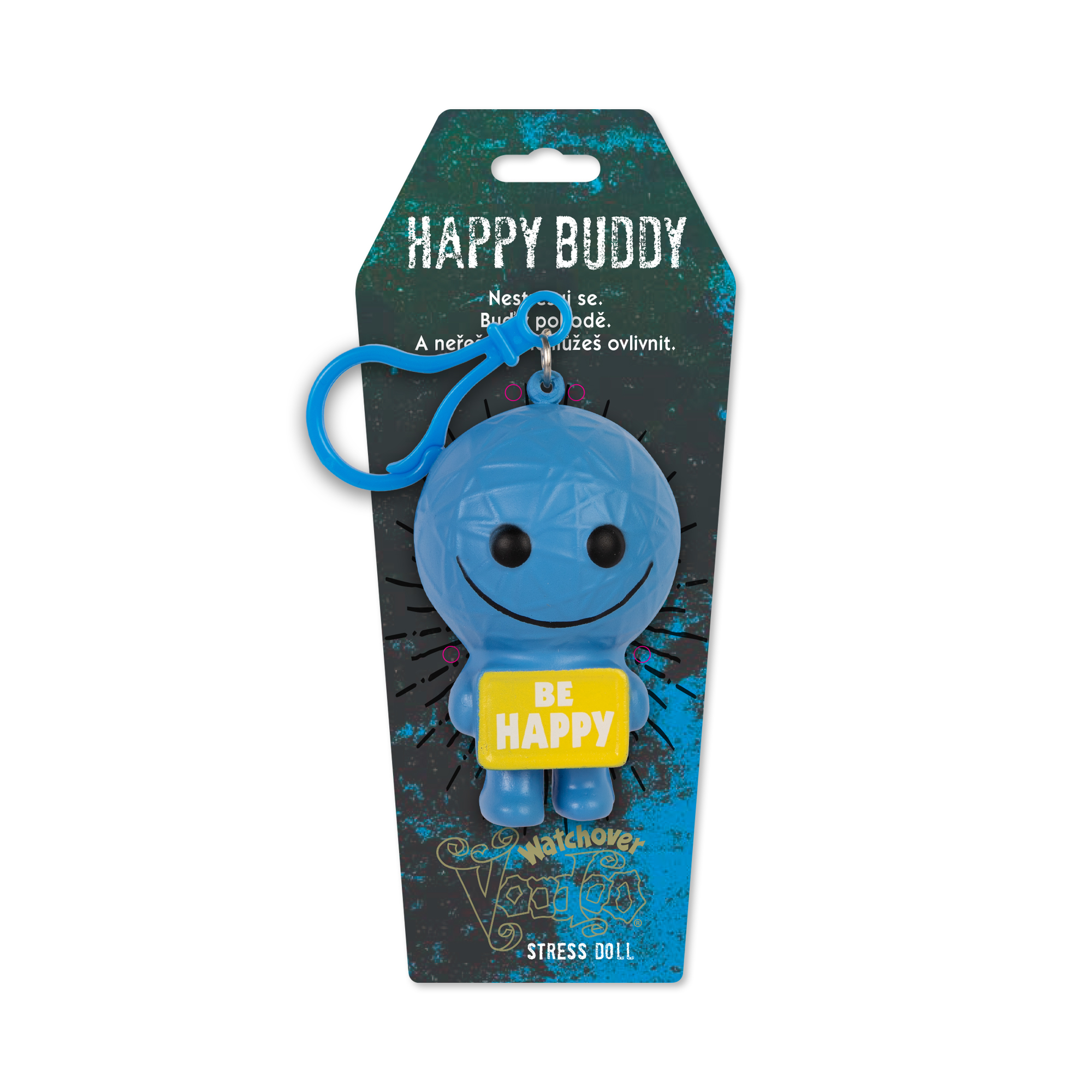 Antistresová klíčenka - Happy Buddy Albi - Obrázek 2