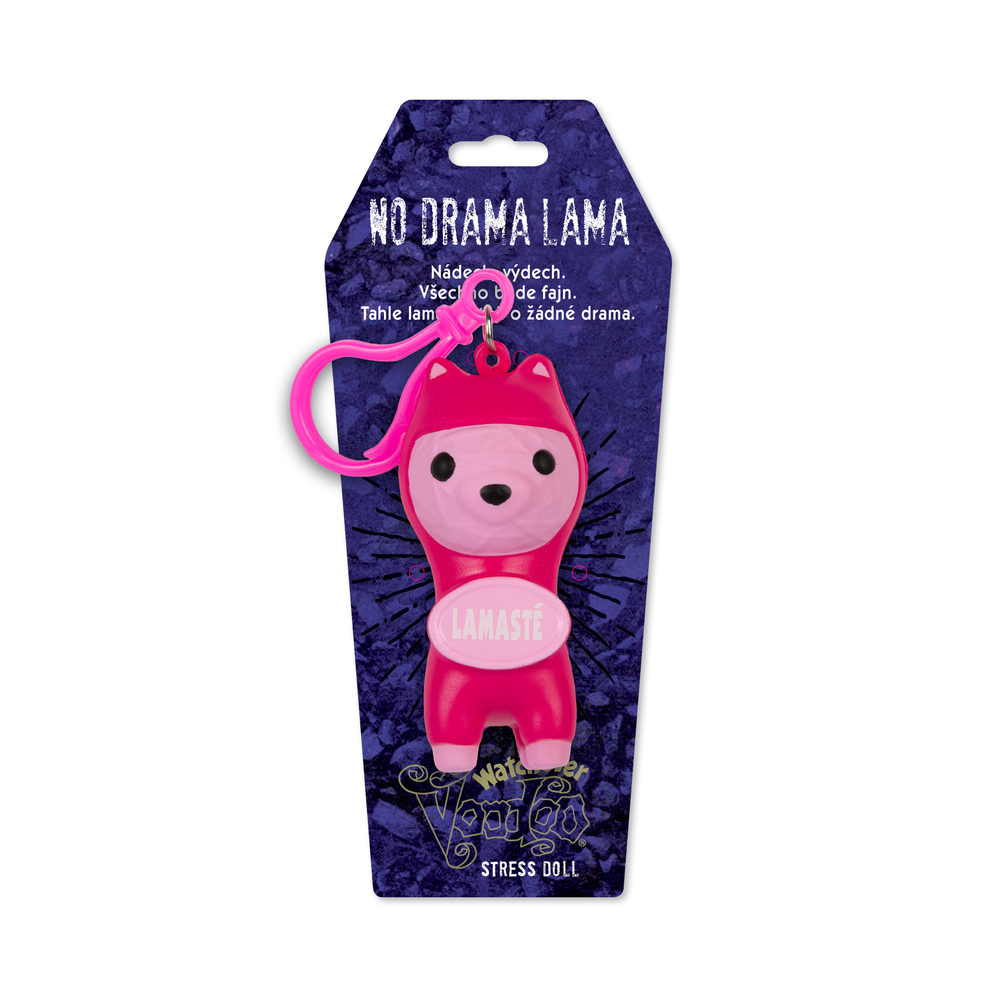 Antistresová klíčenka - No Drama Lama Albi - Obrázek 2