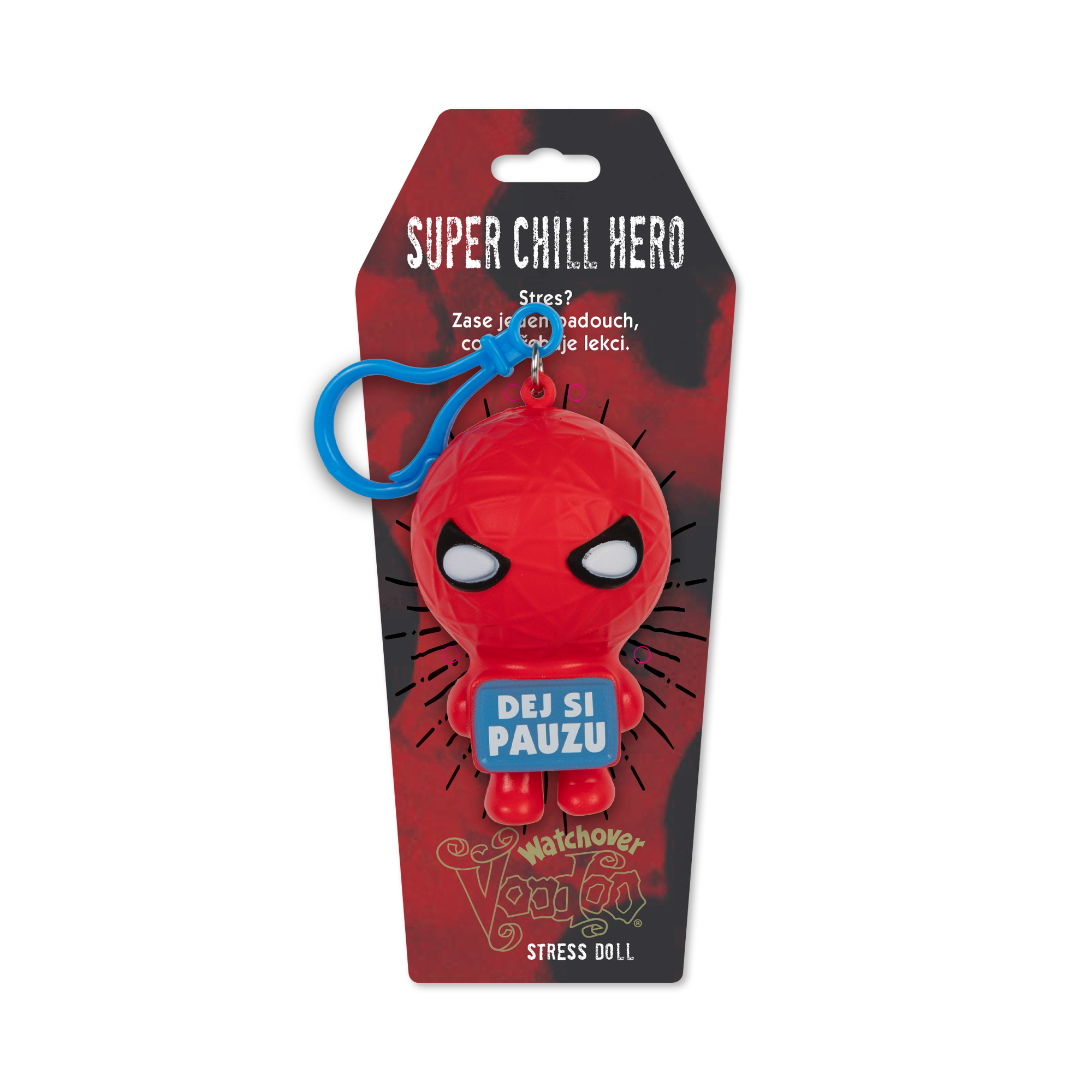 Antistresová klíčenka - Super Chill Hero Albi - Obrázek 2