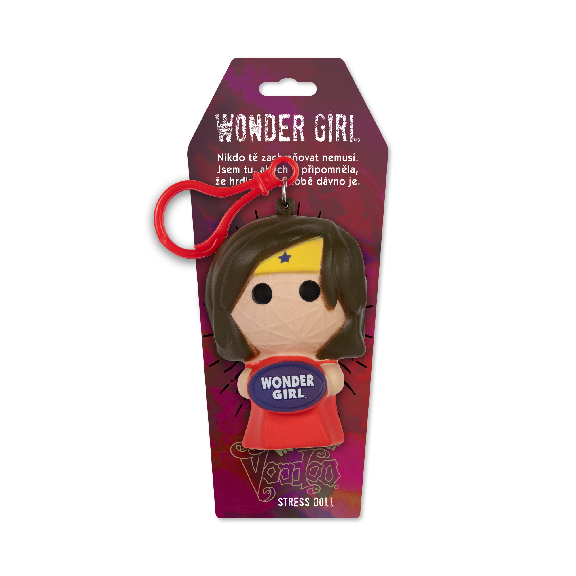 Antistresová klíčenka - Wonder Girl Albi - Obrázek 2