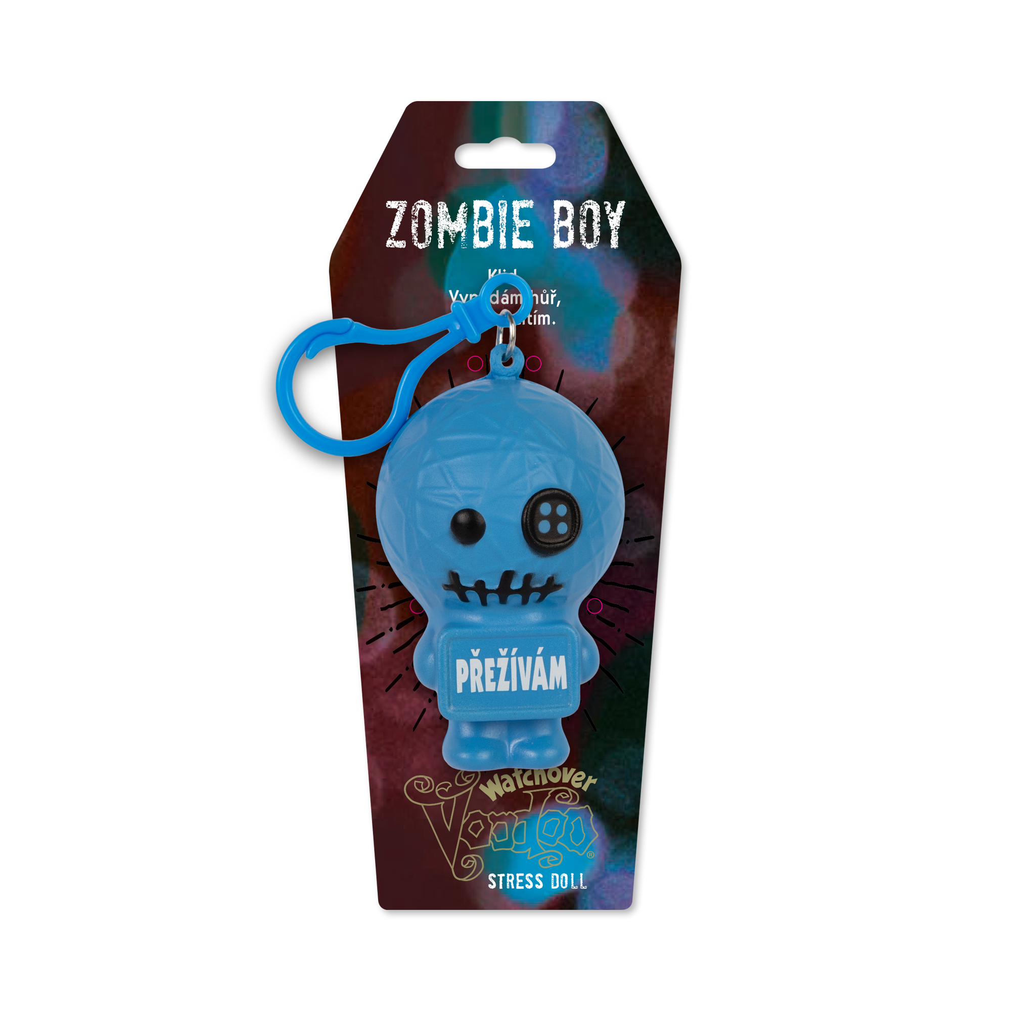 Antistresová klíčenka - Zombie Boy Albi - Obrázek 2