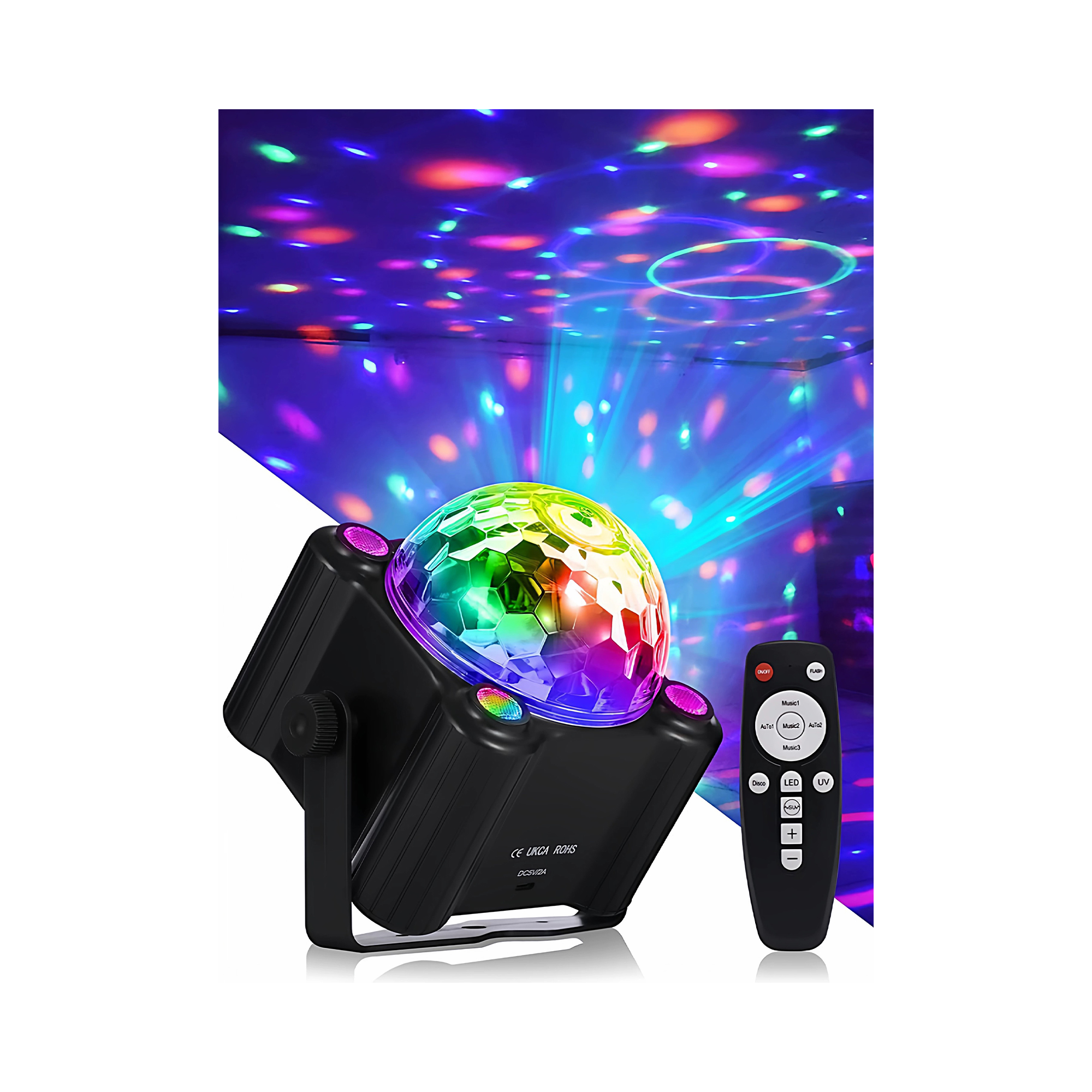 Barevný LED projektor - Disco světlo Albi - Obrázek 2