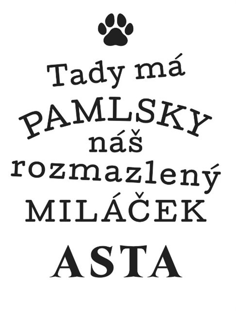 Dóza na pamlsky - Asta Albi