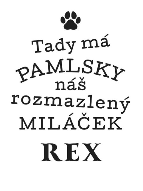 Dóza na pamlsky - Rex Albi