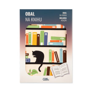 Obal na knihu - Kočky v knihovně Albi