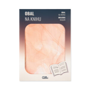 Obal na knihu - Růžový mramor Albi