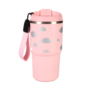 Růžový termohrnek Deluxe 500 ml Albi