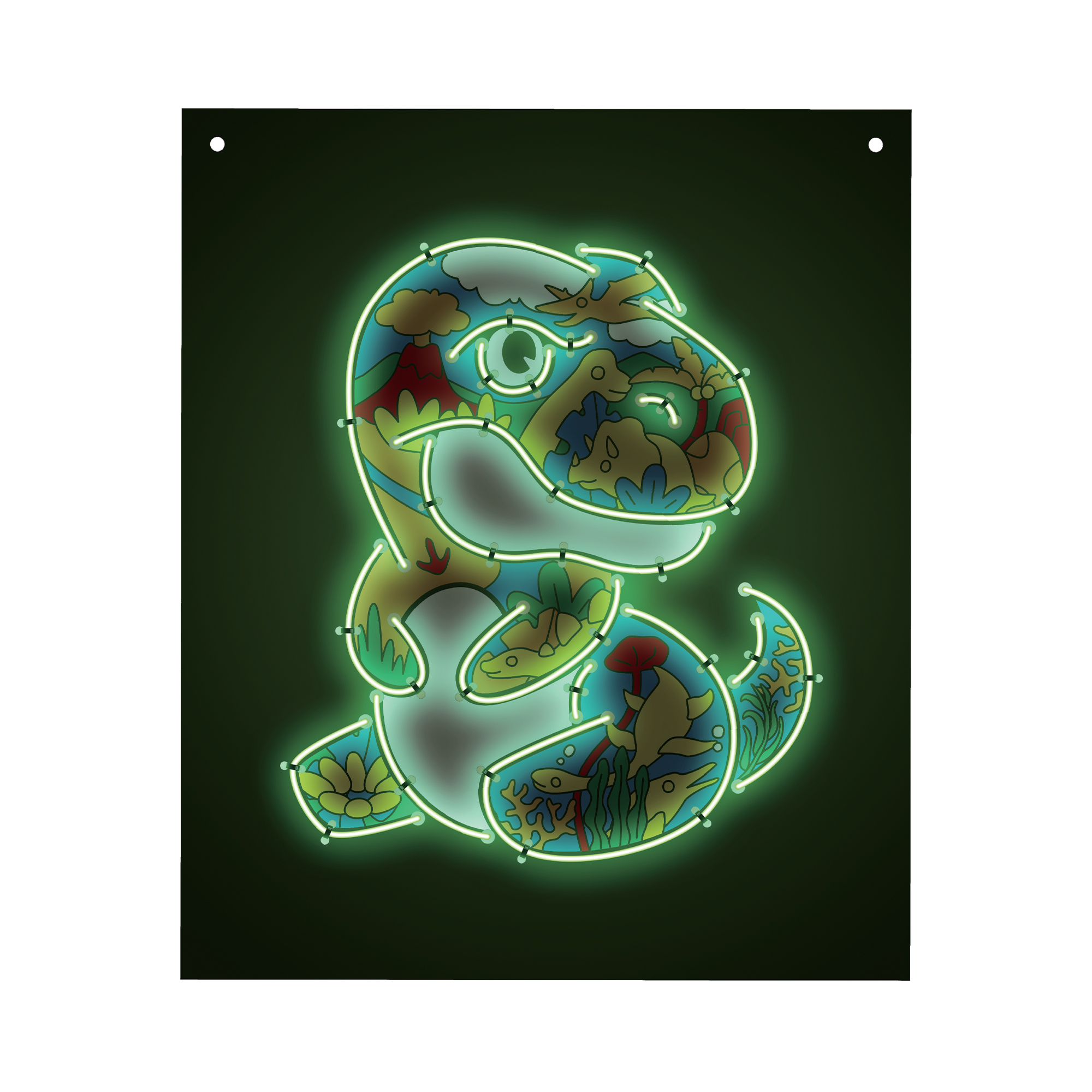 Vyrob si - Neonový obrázek: Dinosaurus Albi - Obrázek 2